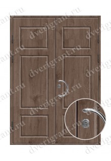 Двустворчатая металлическая дверь - 14-002