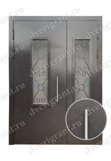 Двустворчатая металлическая дверь 14-022