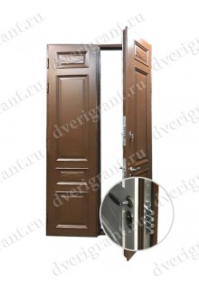 Нестандартная металлическая дверь в квартиру для старого фонда - 25-12