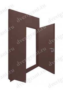 Нестандартная металлическая дверь в квартиру для старого фонда - 25-14