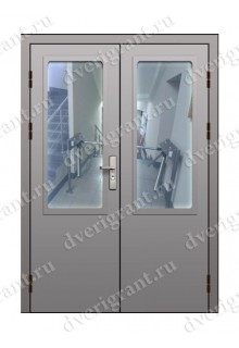 Противопожарная дверь с остеклением EI-60 (02-ДПМО-2-60)