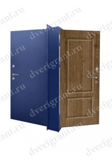 Двойная металлическая дверь - модель - 17-027