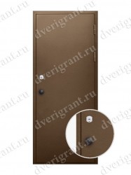 Металлическая дверь для бани - модель МДБ-004